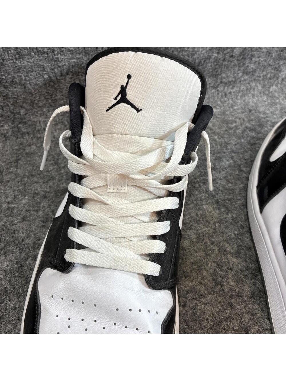 Nike Air Jordan 1 Low SE Sneakers Concord Black White DV1309-100 Men's Size 16 - Picture 7 of 12